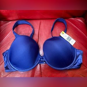 Playtex Bra T327 NEW Sz 44C Blu Molded Cups